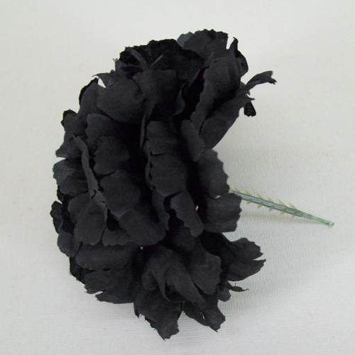 Short Stem Carnation Black 5cm Artificial Flowers